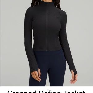 Lululemon cropped nulu jacket